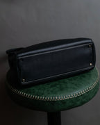 "Salvatore Ferragamo" Gancini motif design leather one-handle bag