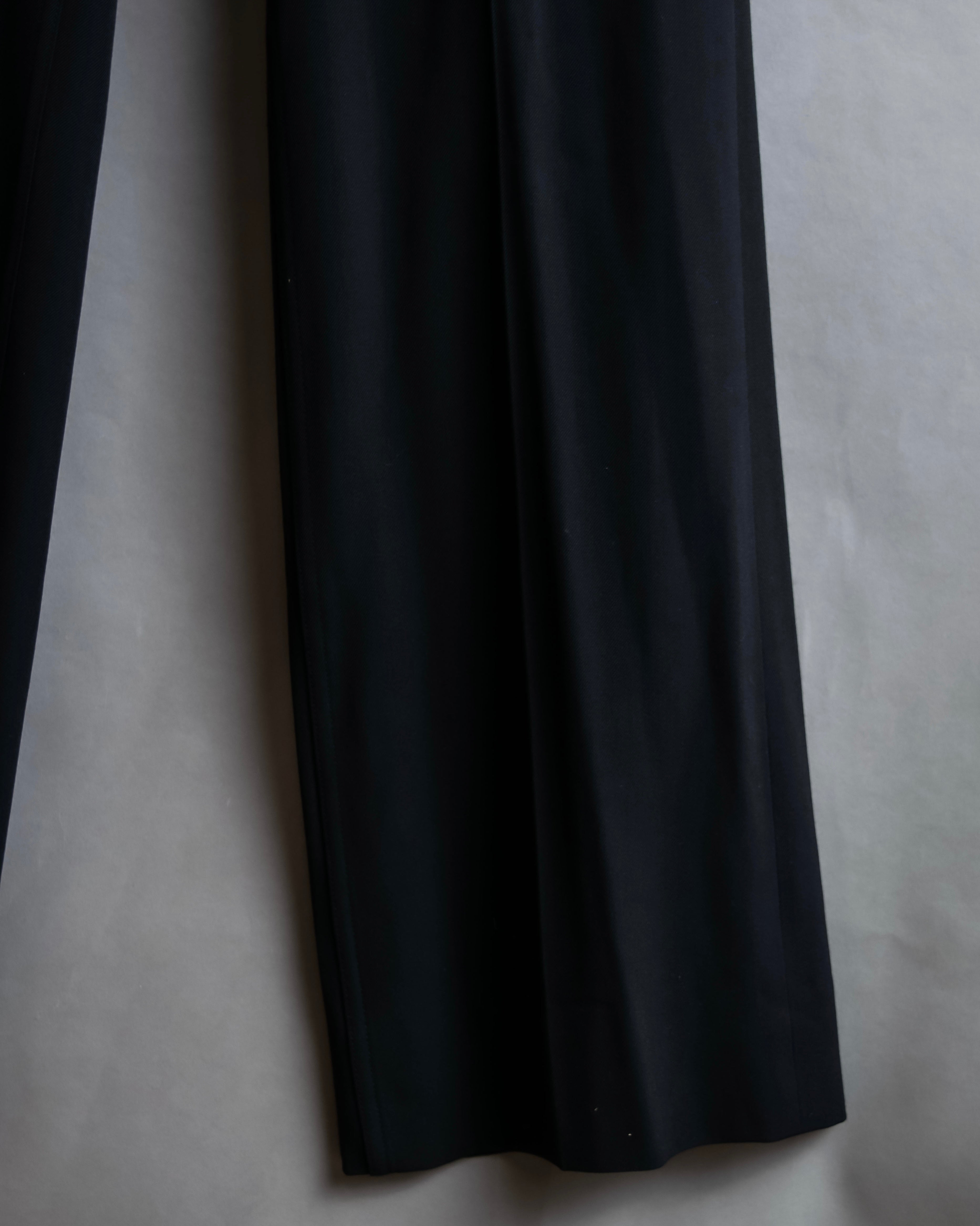 "BALENCIAGA" Beautiful draped full-length slacks