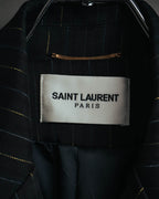 -SPECIAL-“SAINT LAURENT” 18's- Modern pinstripe double breasted jacket