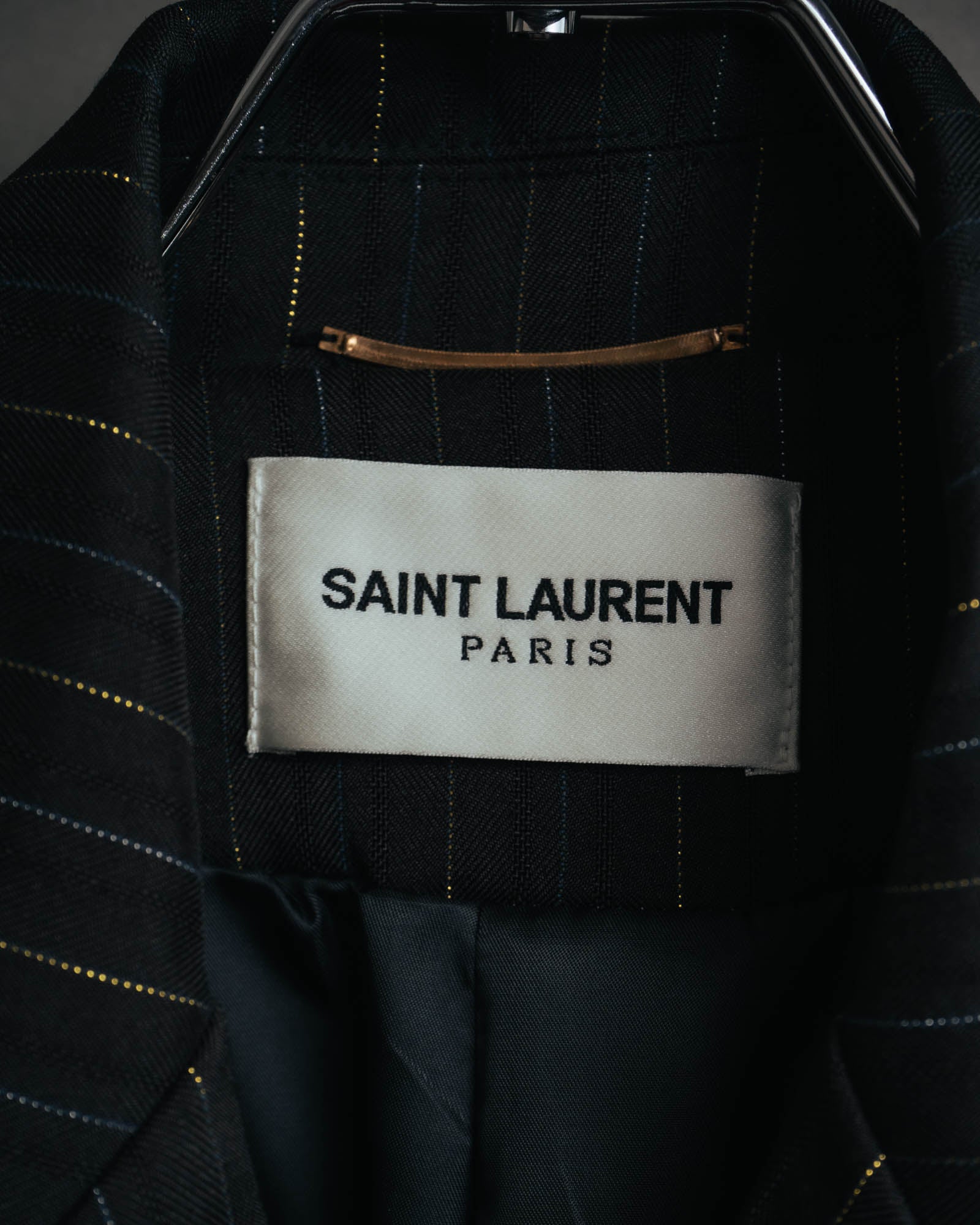-SPECIAL-“SAINT LAURENT” 18's- Modern pinstripe double breasted jacket