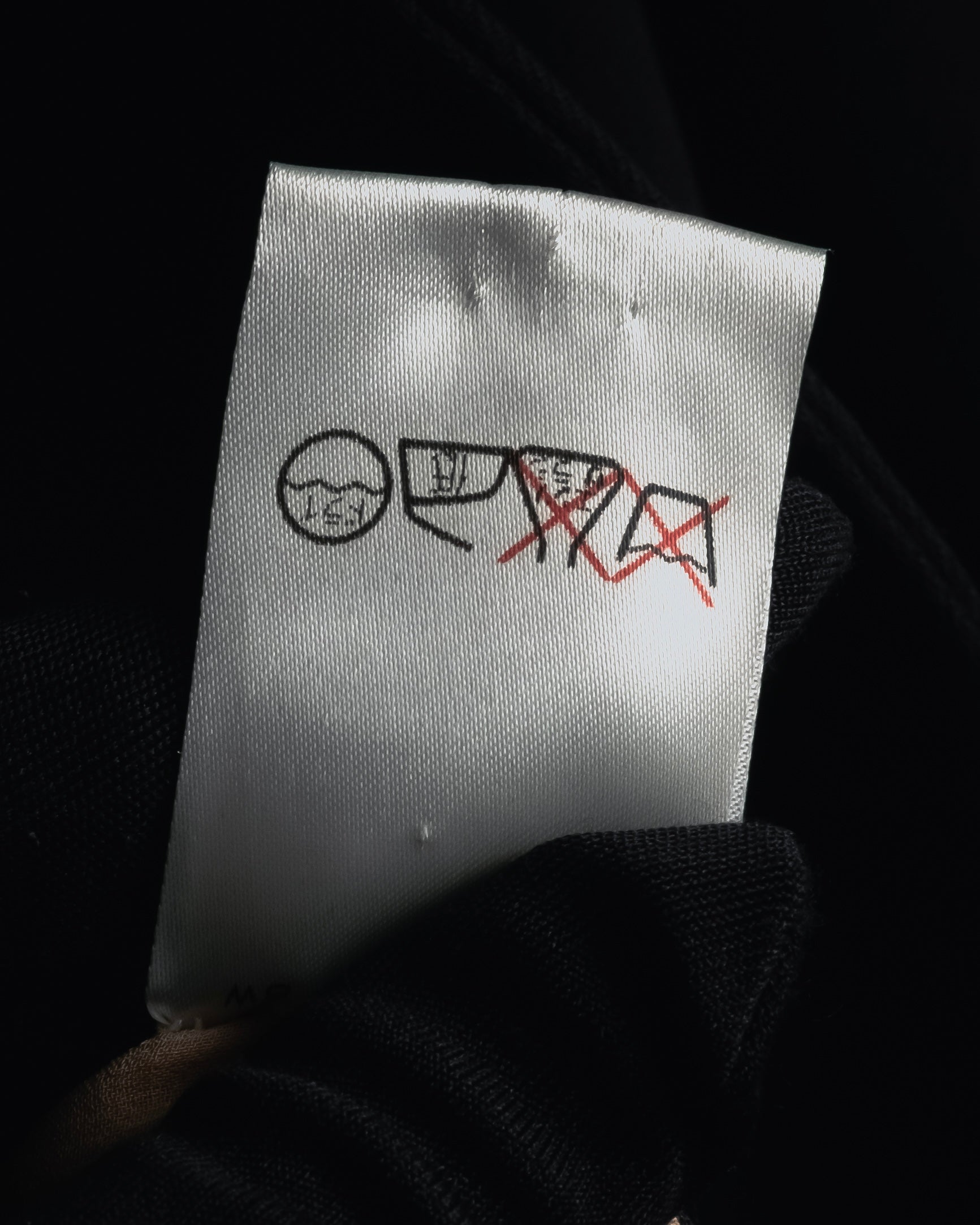 Abrigo de lana de sastrería minimalista de los años 90-00 de Dolce & Gabbana