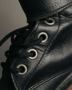 “COMME des GARÇONS HOMME”
00’s-10’s Double buckle leather combat boots
