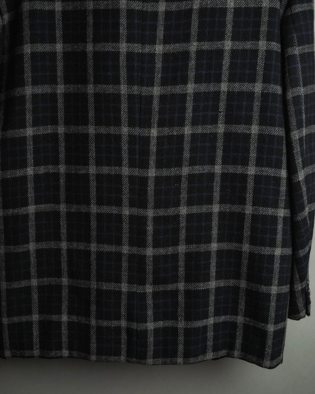 "COMME des GARÇONS HOMME"
90's Oversized wool checked tailored jacke