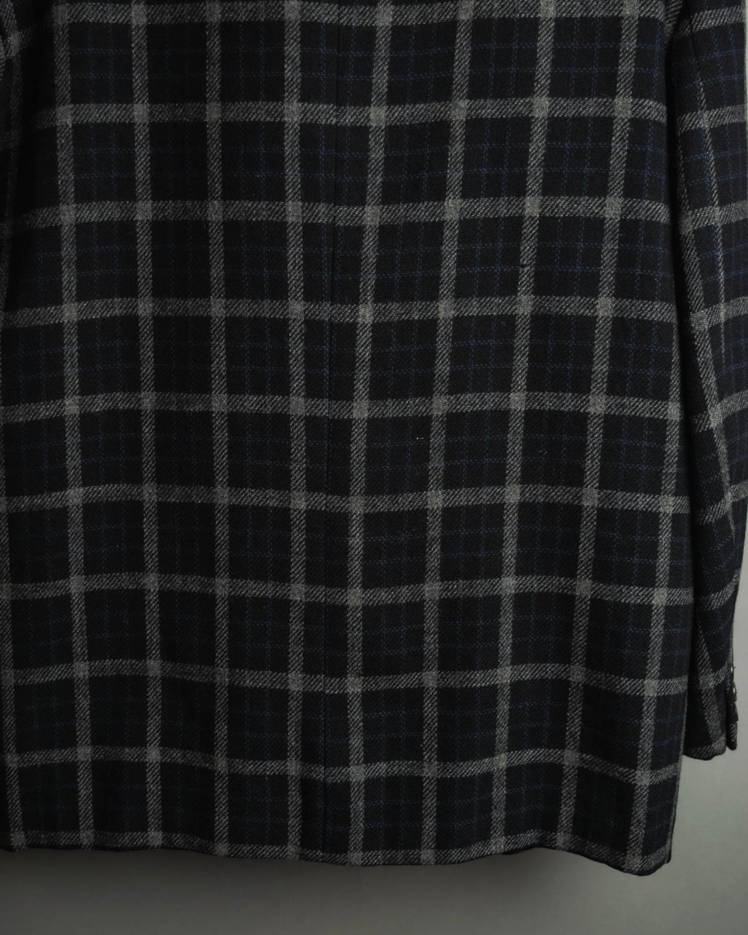 "COMME des GARÇONS HOMME"
90's Oversized wool checked tailored jacke