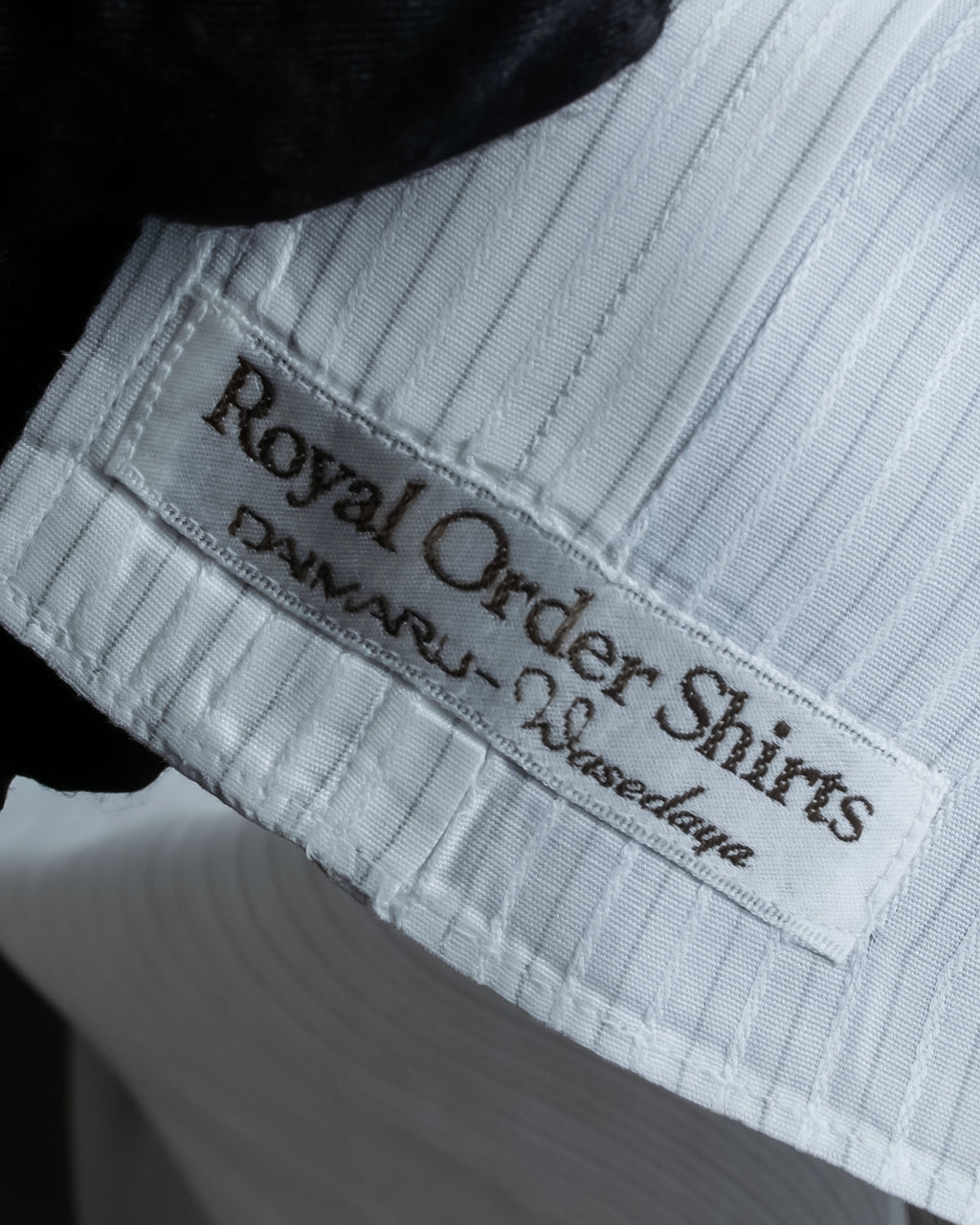 "CHRISTIAN DIOR MONSIEUR"
 Wide spread color royal order white shirt
