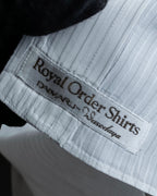 "CHRISTIAN DIOR MONSIEUR"
 Wide spread color royal order white shirt
