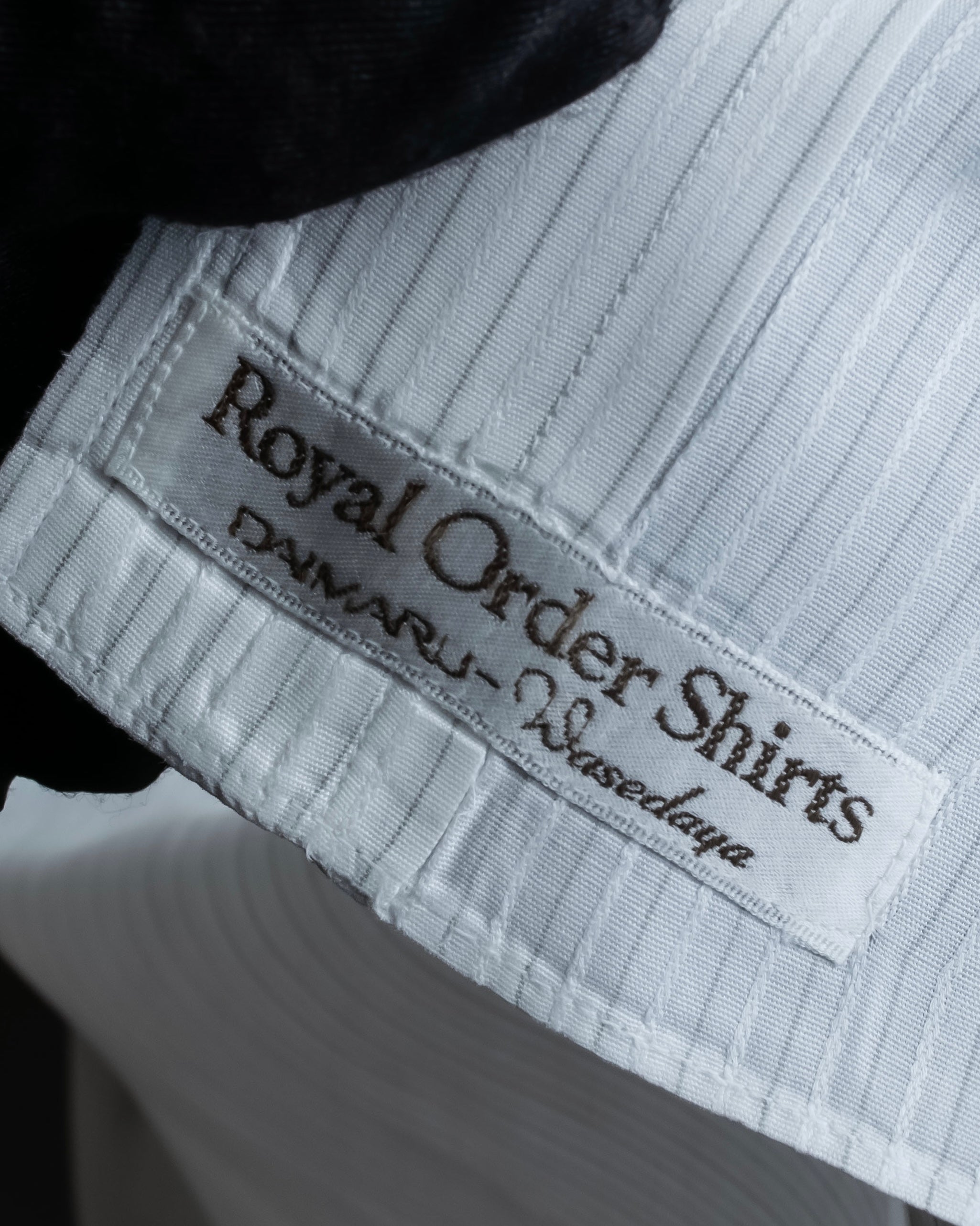 "CHRISTIAN DIOR MONSIEUR"
 Wide spread color royal order white shirt