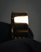 “Chloé” 2010’s mesh ribbon gold ring