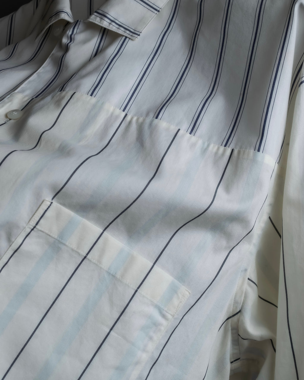 "STELLA McCARTNEY" 18SS Drag queen graphic design stripe shirt