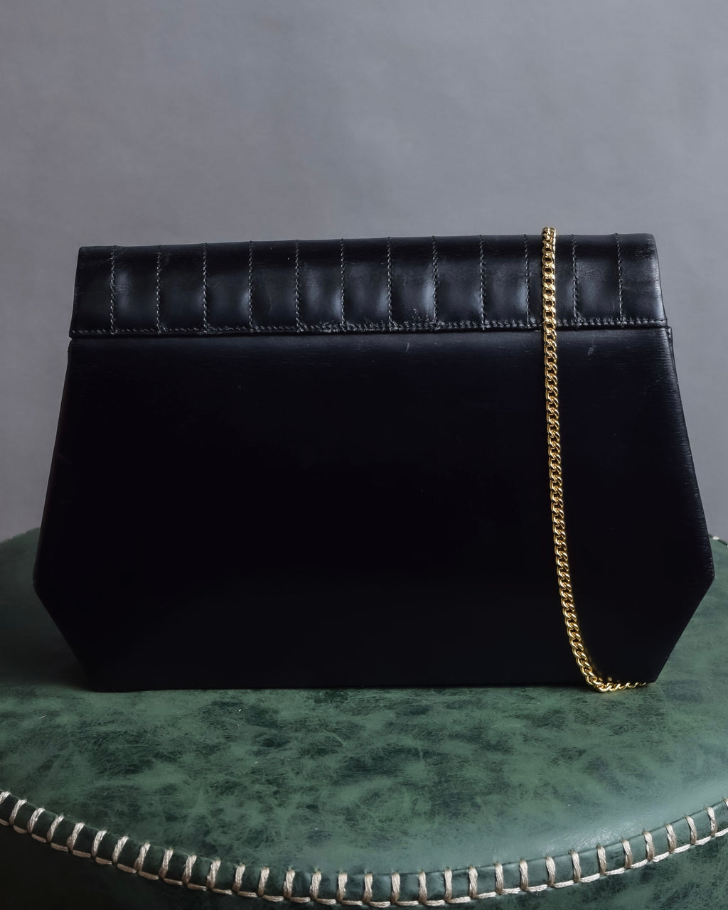 "Christian Dior" Layered flap oblique shoulder bag