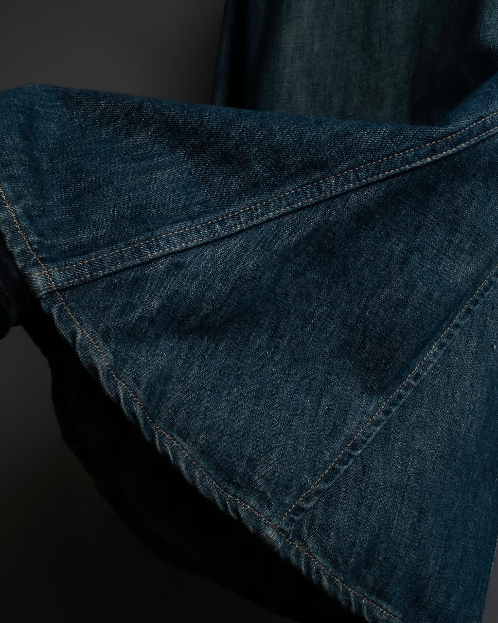 "GUCCI" Vintage faded shaped denim jacket