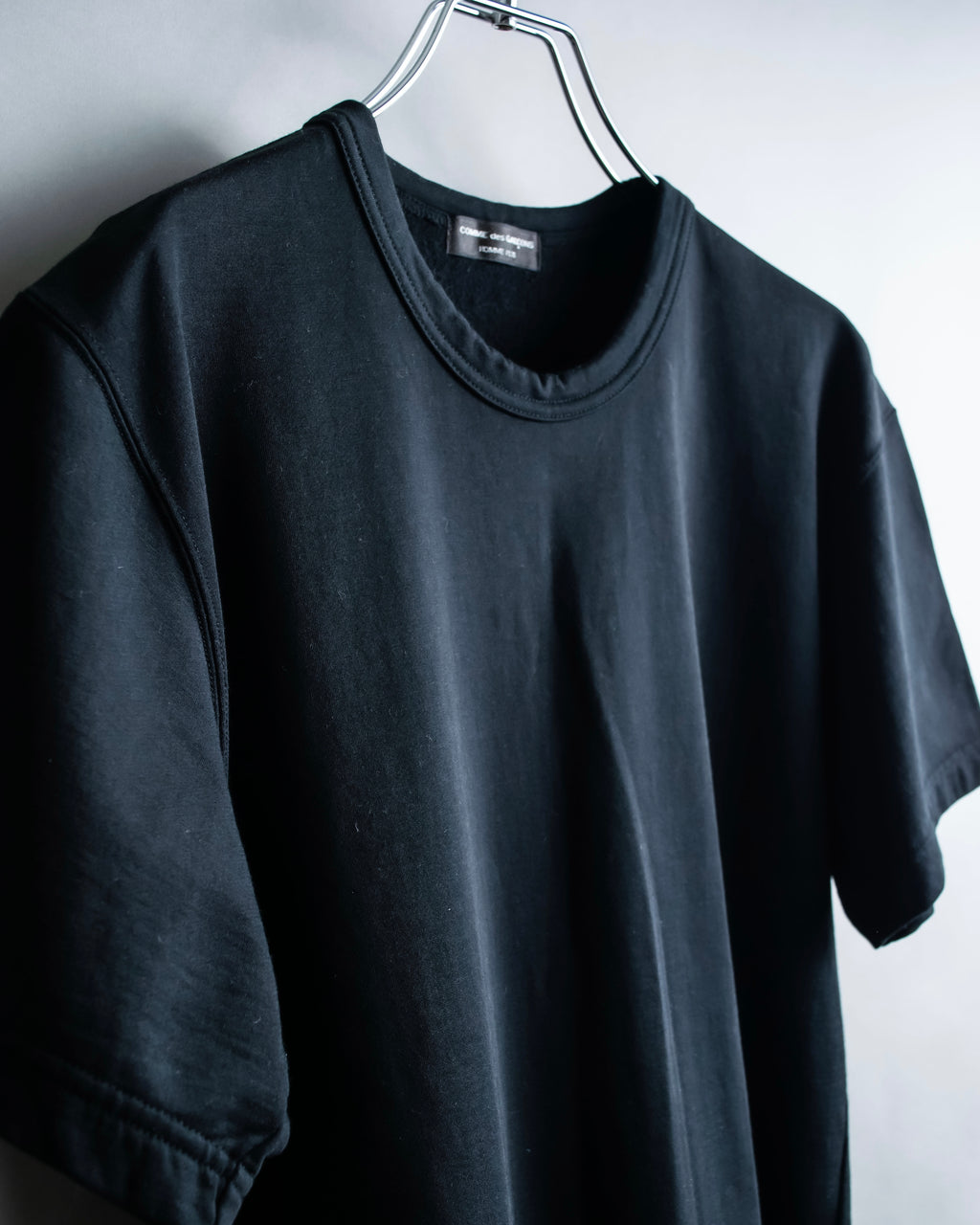 “Comme des Garçons Homme Plus” Zip attached detail T shirt