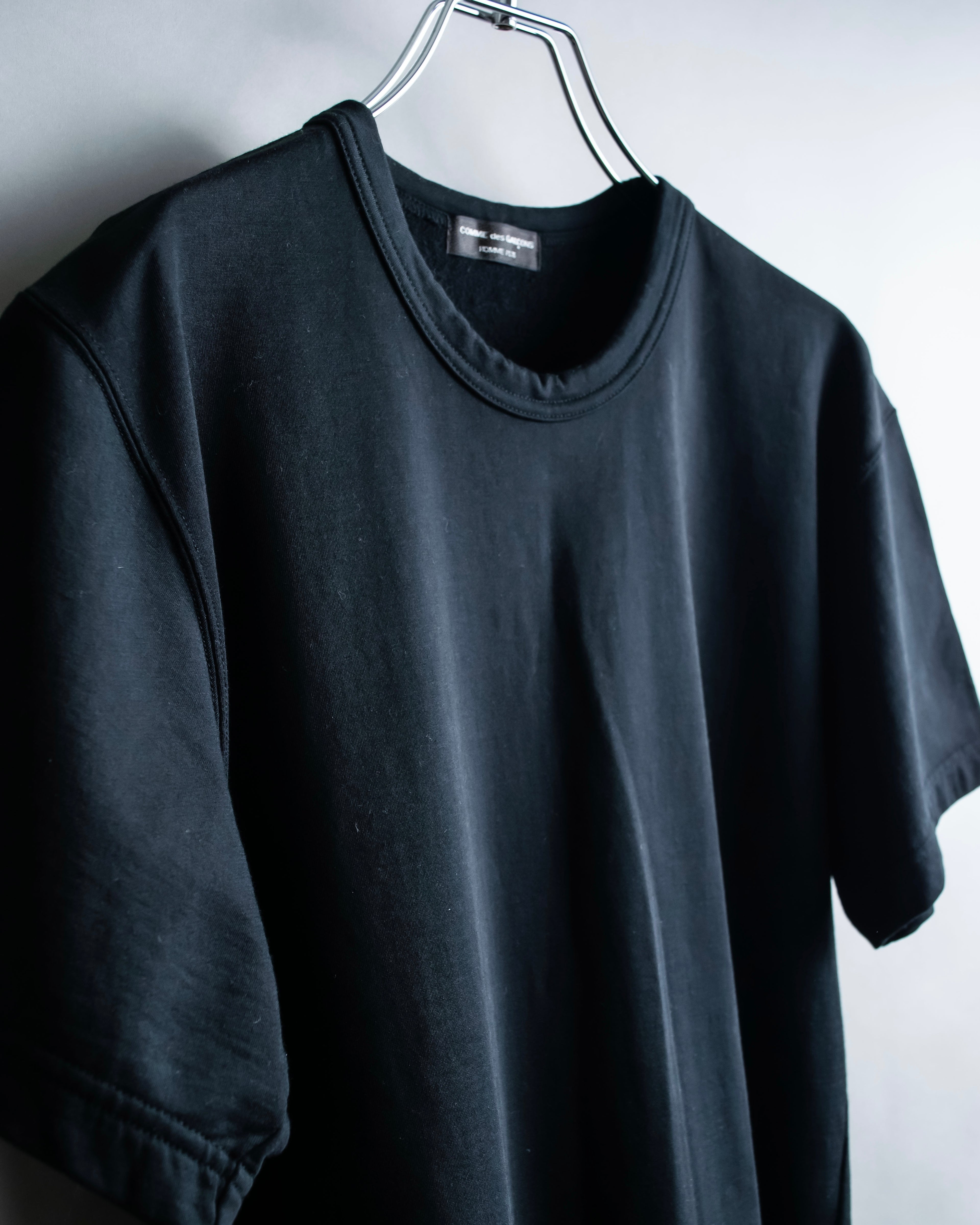 “Comme des Garçons Homme Plus” Zip attached detail T shirt