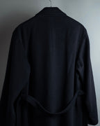 "VALENTINO" Double-breasted belted chester coat