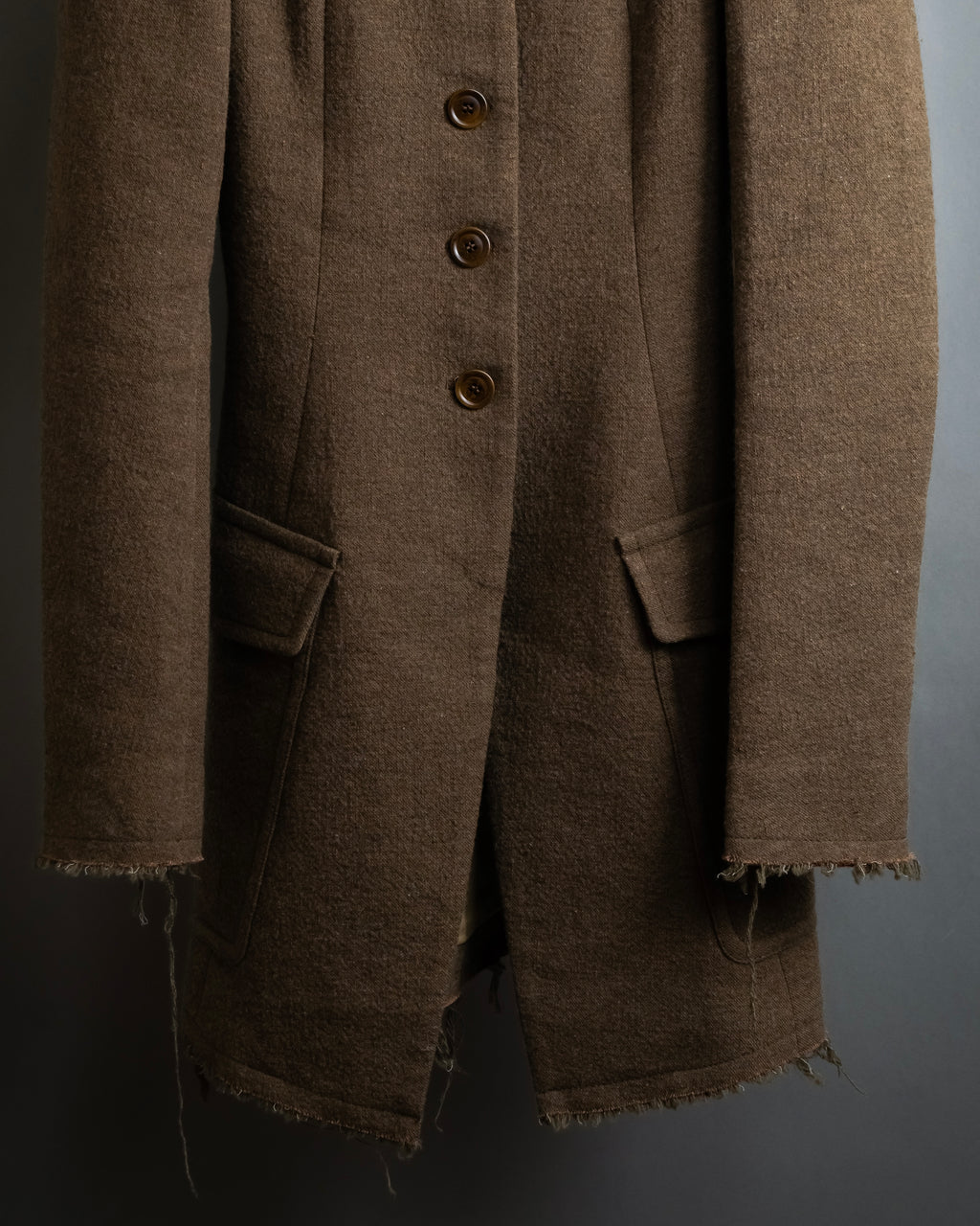 "SPORTSMAX" Carving flap design mid-length coat