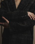 Chaqueta a cuadros de corte recto de la colección 88AW de COMME des GARÇONS HOMME