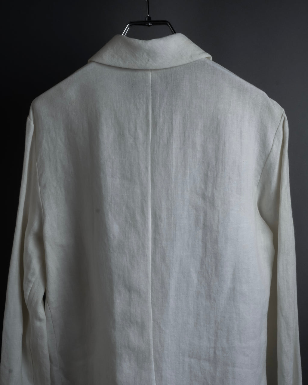"LOEWE" 00's Fly front linen shirt