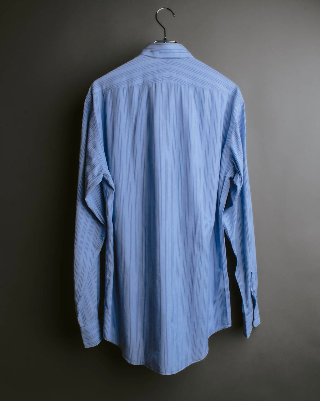 "Hermès" 90's-00's Striped cotton button-down shirt