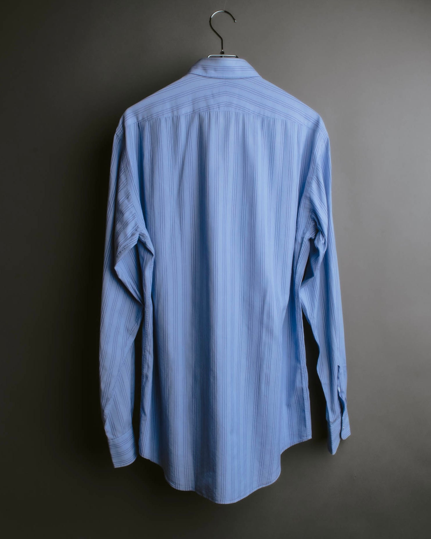 "Hermès" 90's-00's Striped cotton button-down shirt