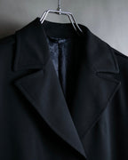 "GUCCI" 90's Beautiful draping fly-front tailored jacket