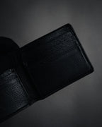 "GUCCI" 10’s-20’s Bee motif bi-fold leather wallet