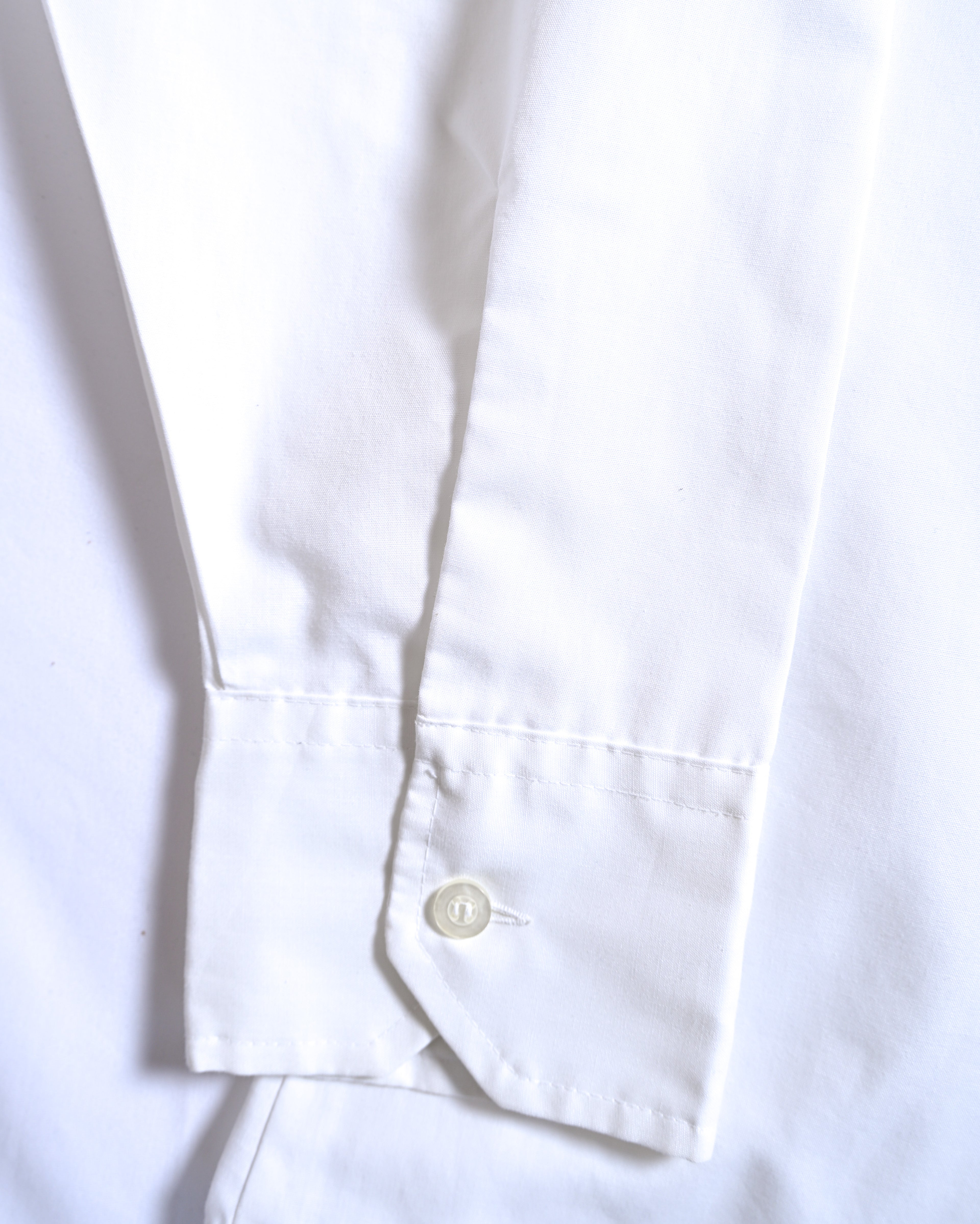 VINTAGE/ Pointed Collar White Shirt