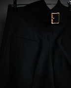 “FENDI” 90’s-00’s Sculpted V-back wide-leg trousers