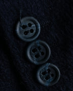 "BALENCIAGA" Peak lapel double-breasted chester coat