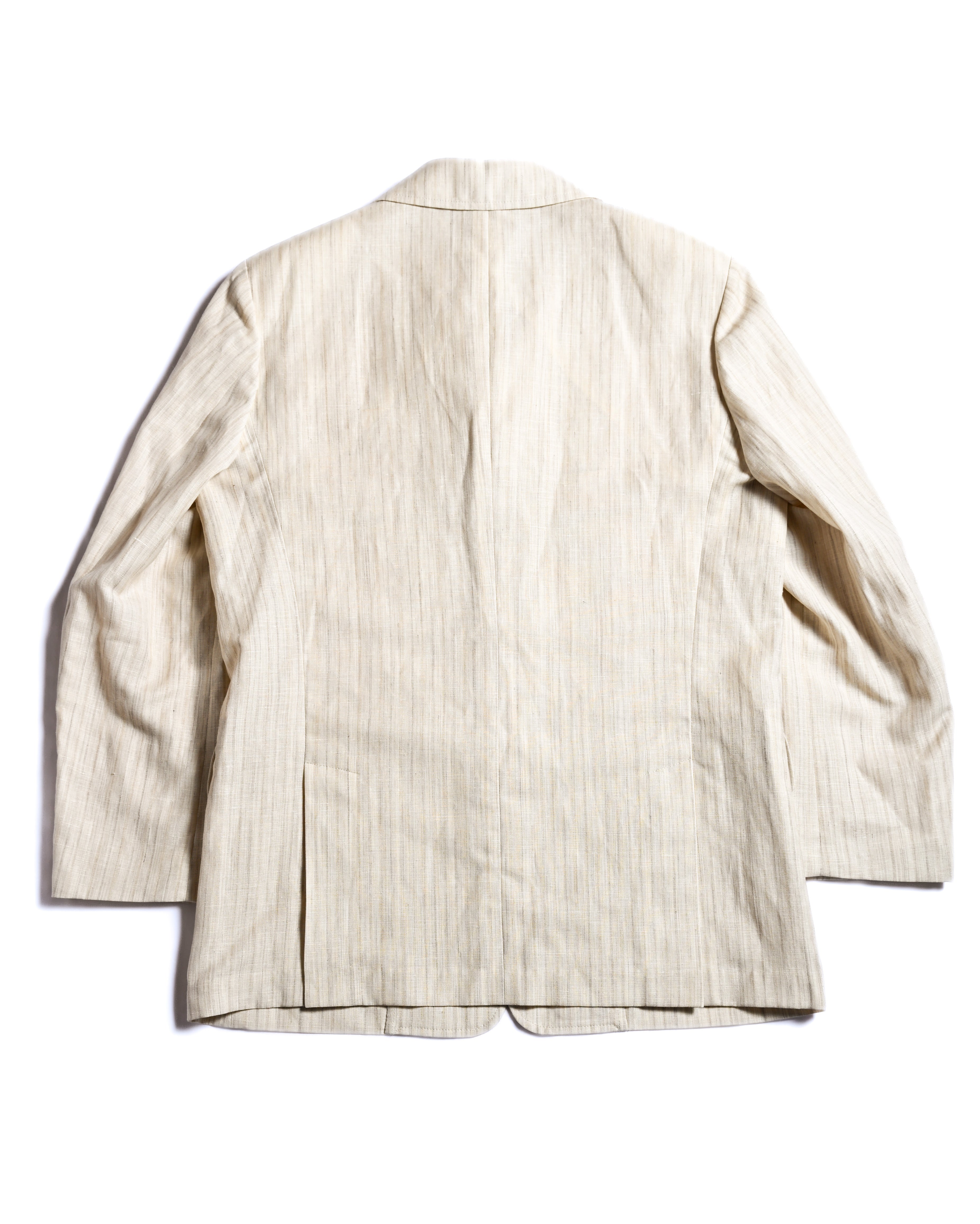 Dolcis/ Linen Blended Oversized Safari Jacket White