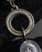 "Ralph Lauren" Circular toggle motif design silver bracelet