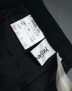 "YVES SAINT LAURENT" Elegant draped tailored slacks