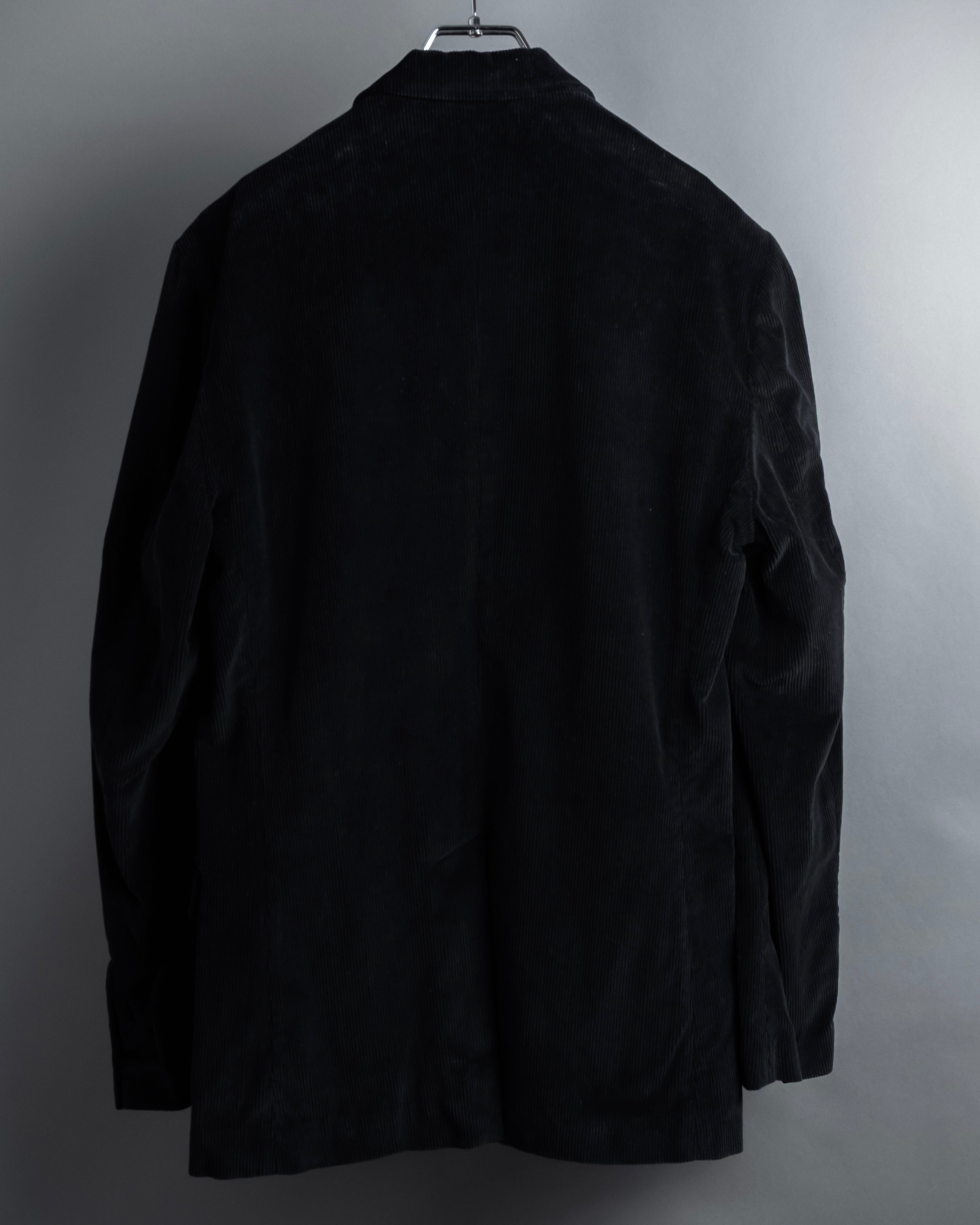 "dunhill" Classically tailored corduroy jacket