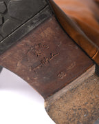 HENRY BEGUELIN/ Western Detailed Long Leather Boots