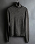 "HERMES" Margiela period cashmere high neck knit pullover