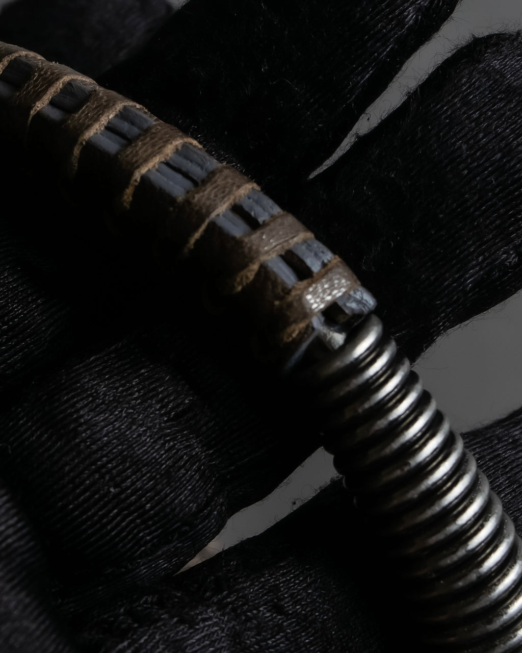 "Christian Dior" John Galliano period Gathering design leather hand bag