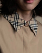 "BURBERRYS" Check reverse design short blouson