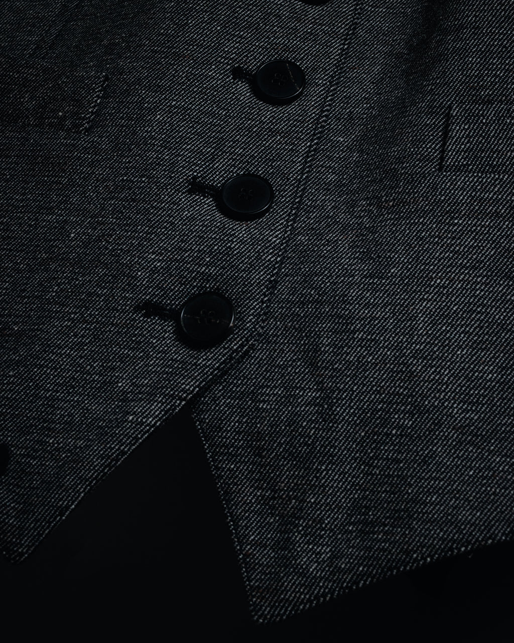 "Christian Dior" 23SS half double-breasted structured gilet