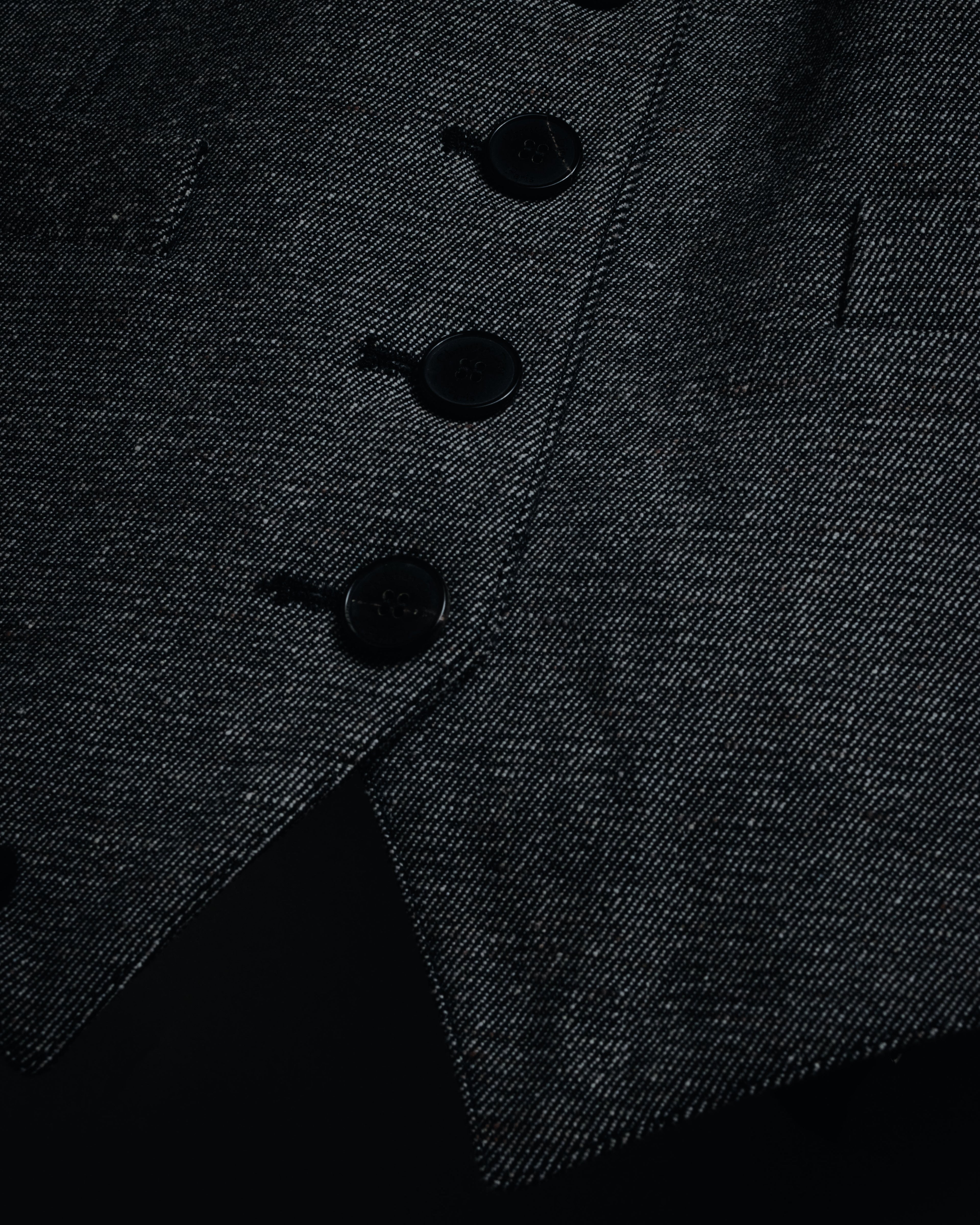 "Christian Dior" 23SS half double-breasted structured gilet