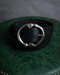 “GUCCI” 1996-2001 Horse leg leather belt