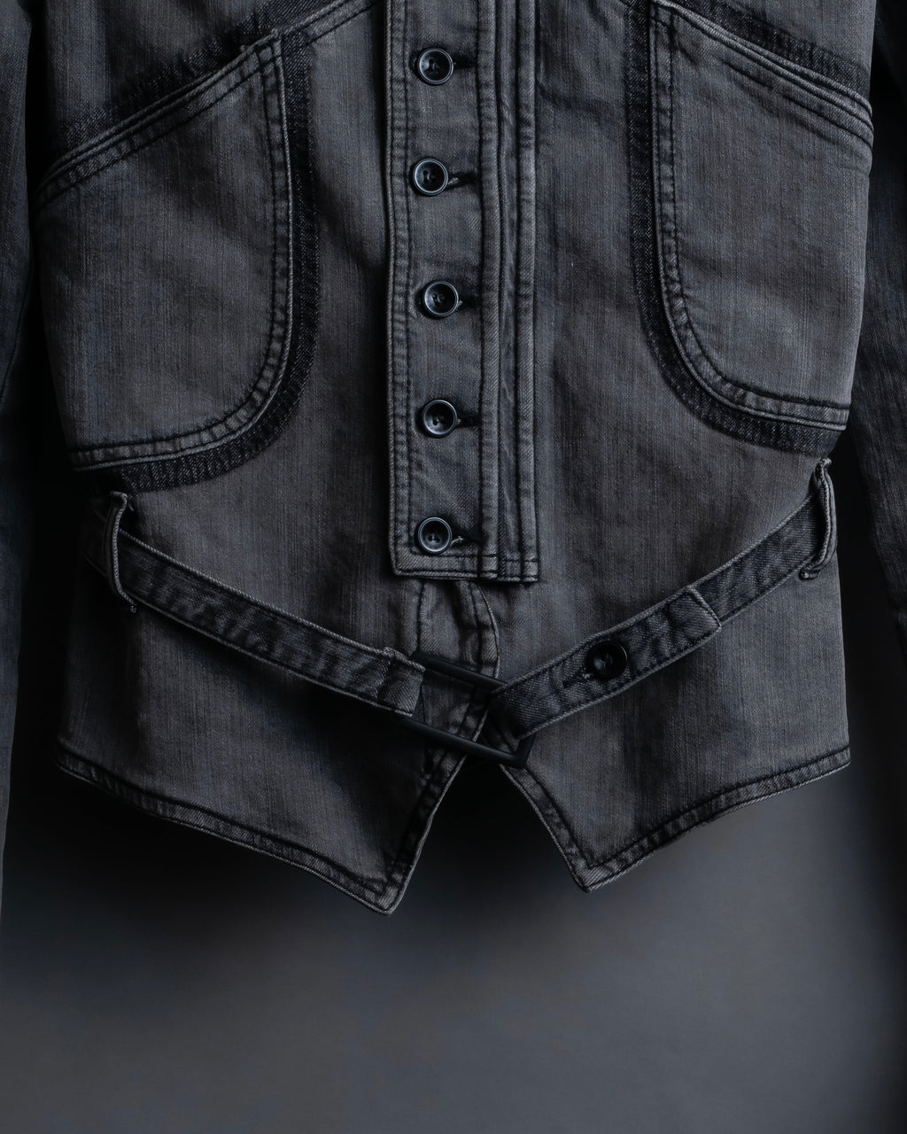"STELLA McCARTNEY" Multi detail belted denim jacket