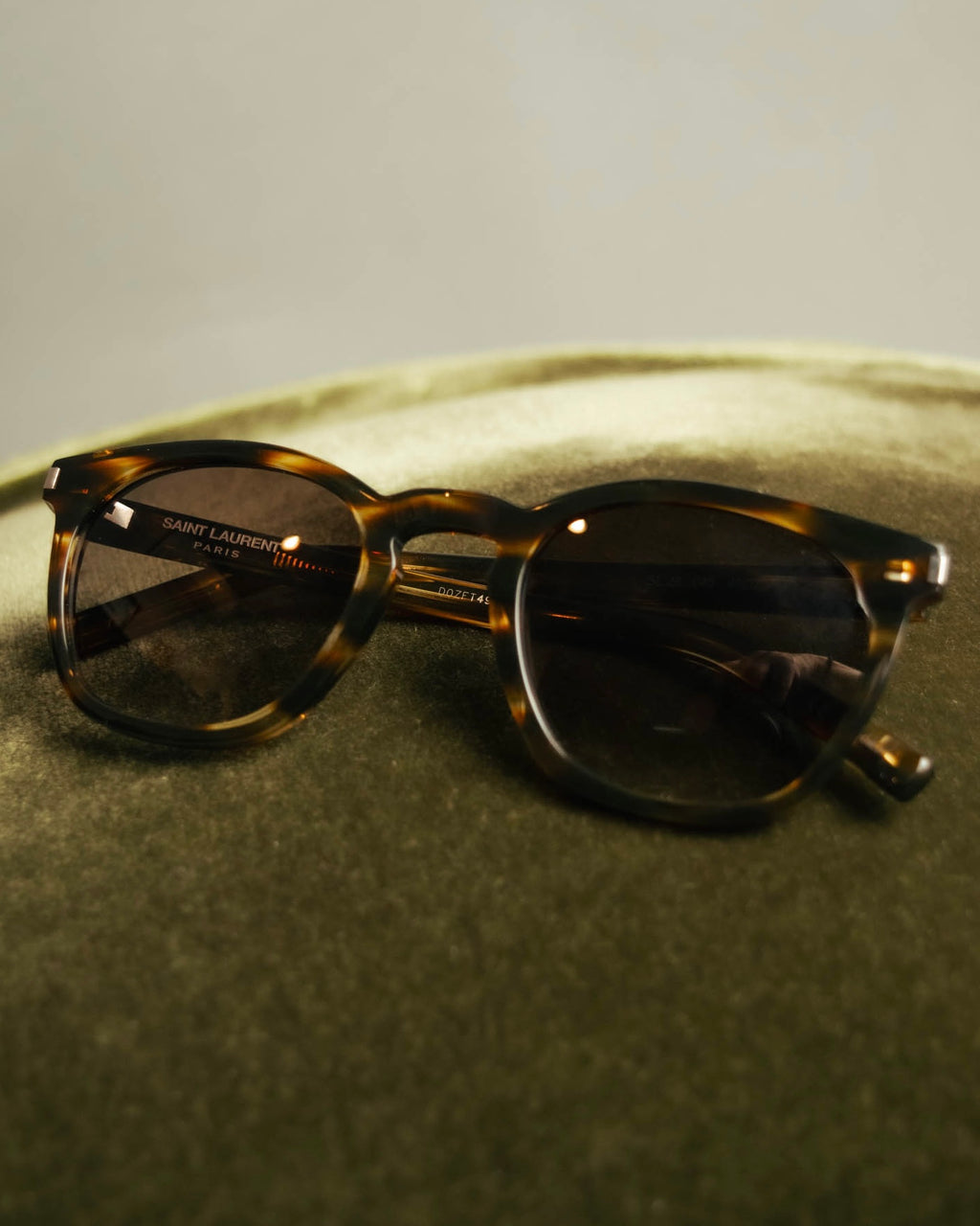 “SAINT LAURENT” YSL Bold 28 Havana sunglasses