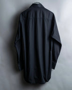 "GUCCI" Horizontal collar oversized shirt