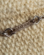 "Tiffany&Co" Elsa Peretti double teardrop motif pendant