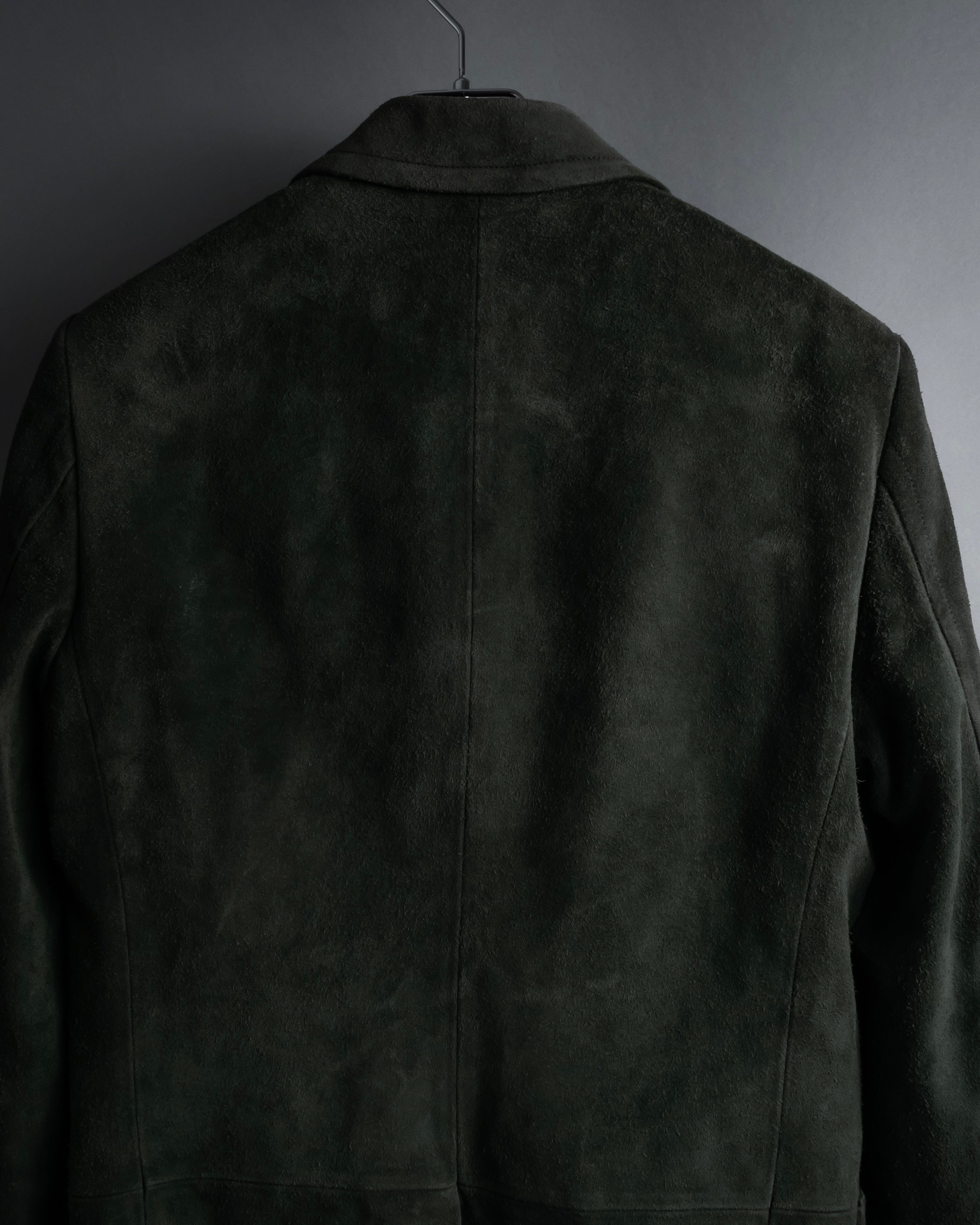 -SPECIAL- "GUCCI" 90’s Tom ford design suede tailored jacket