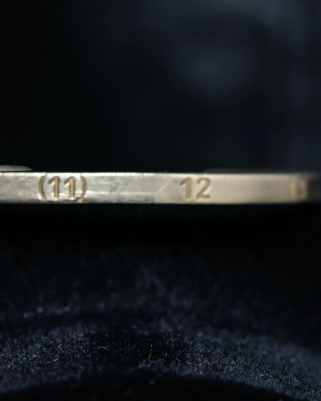 “Maison Margiela” Silver 925 number engraved bangle
