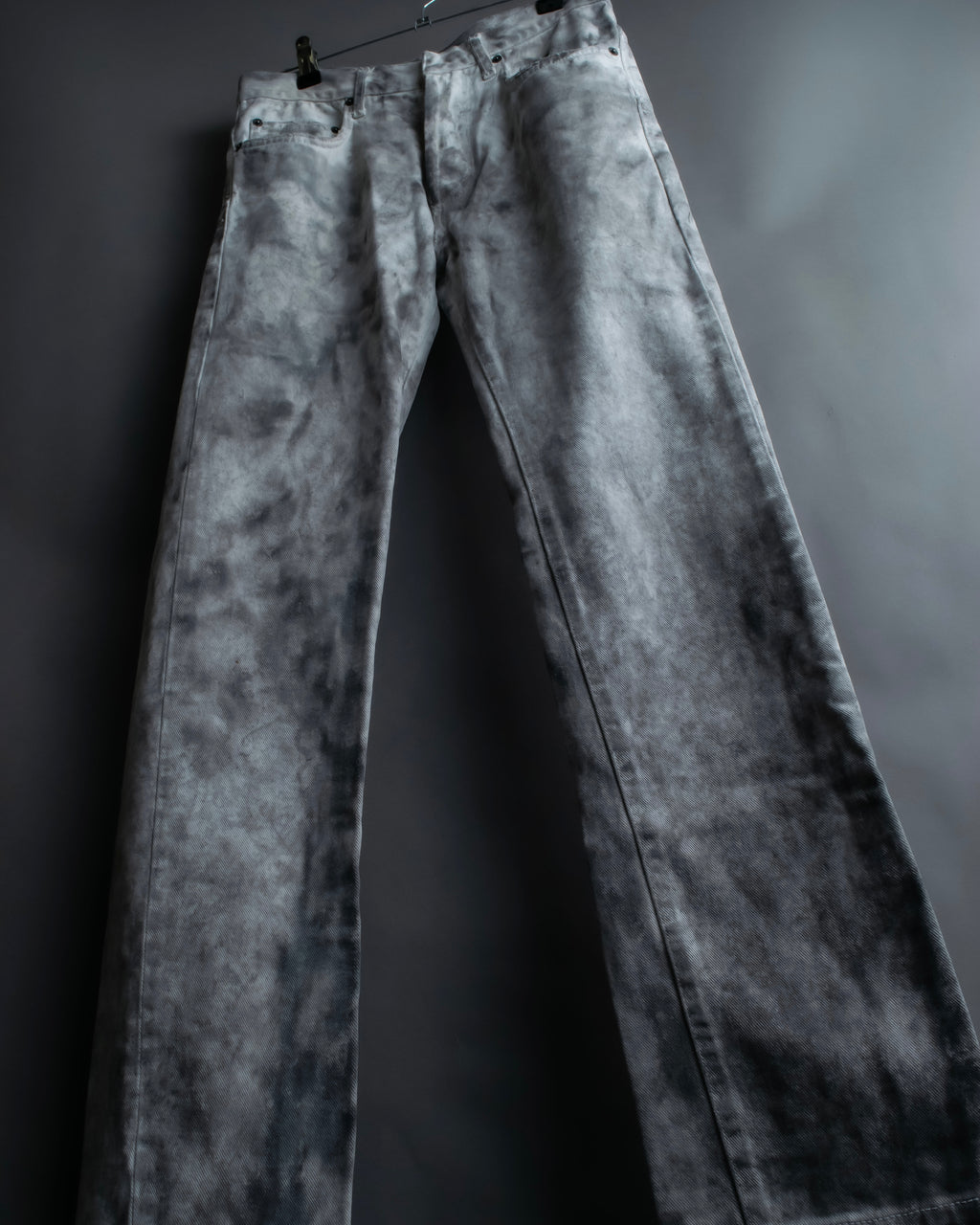 “DIOR HOMME by Hedi Slimane” tie-dye pattern designed denim