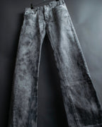 “DIOR HOMME by Hedi Slimane” tie-dye pattern designed denim