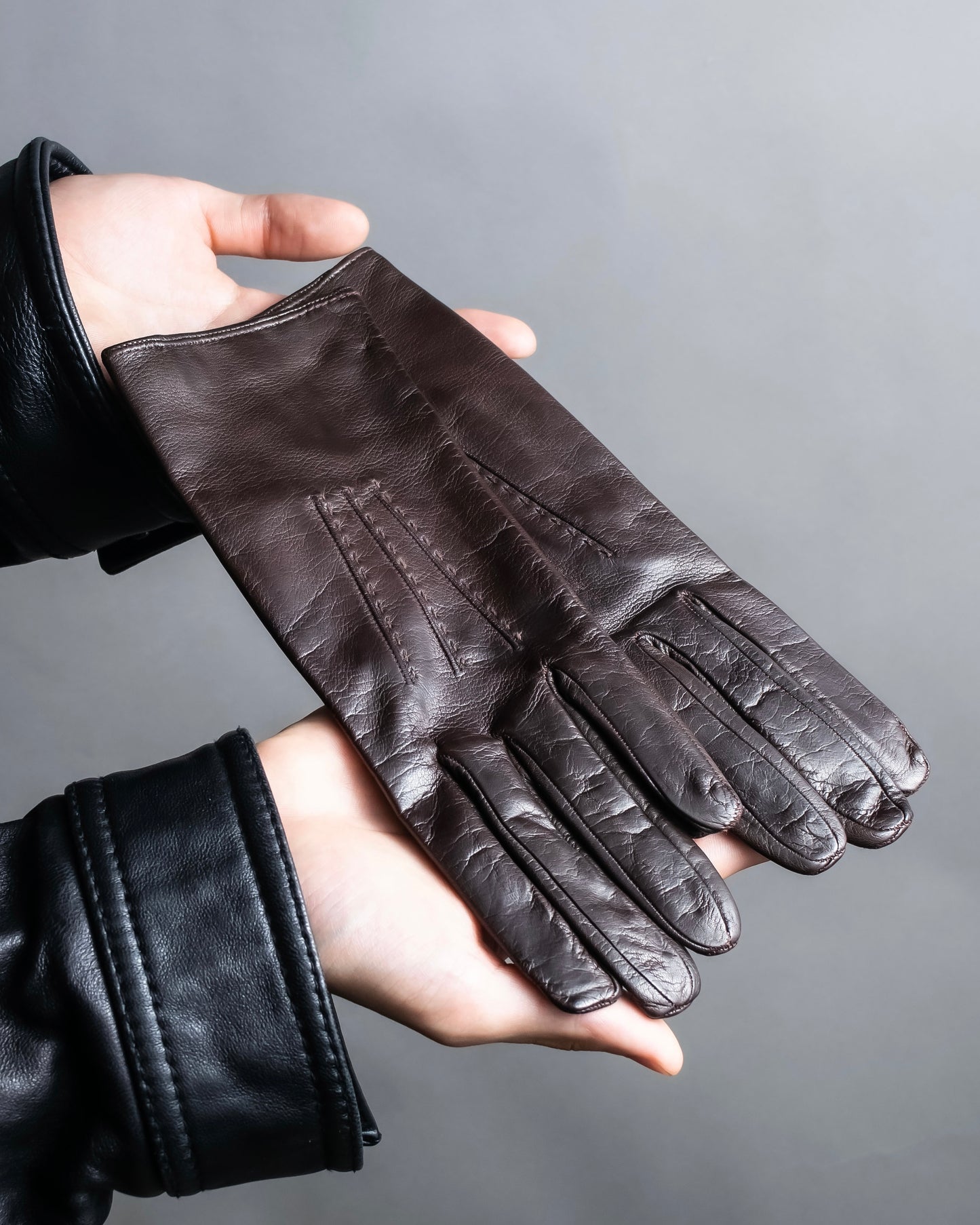 "Max Mara" Beautiful lamb leather gloves