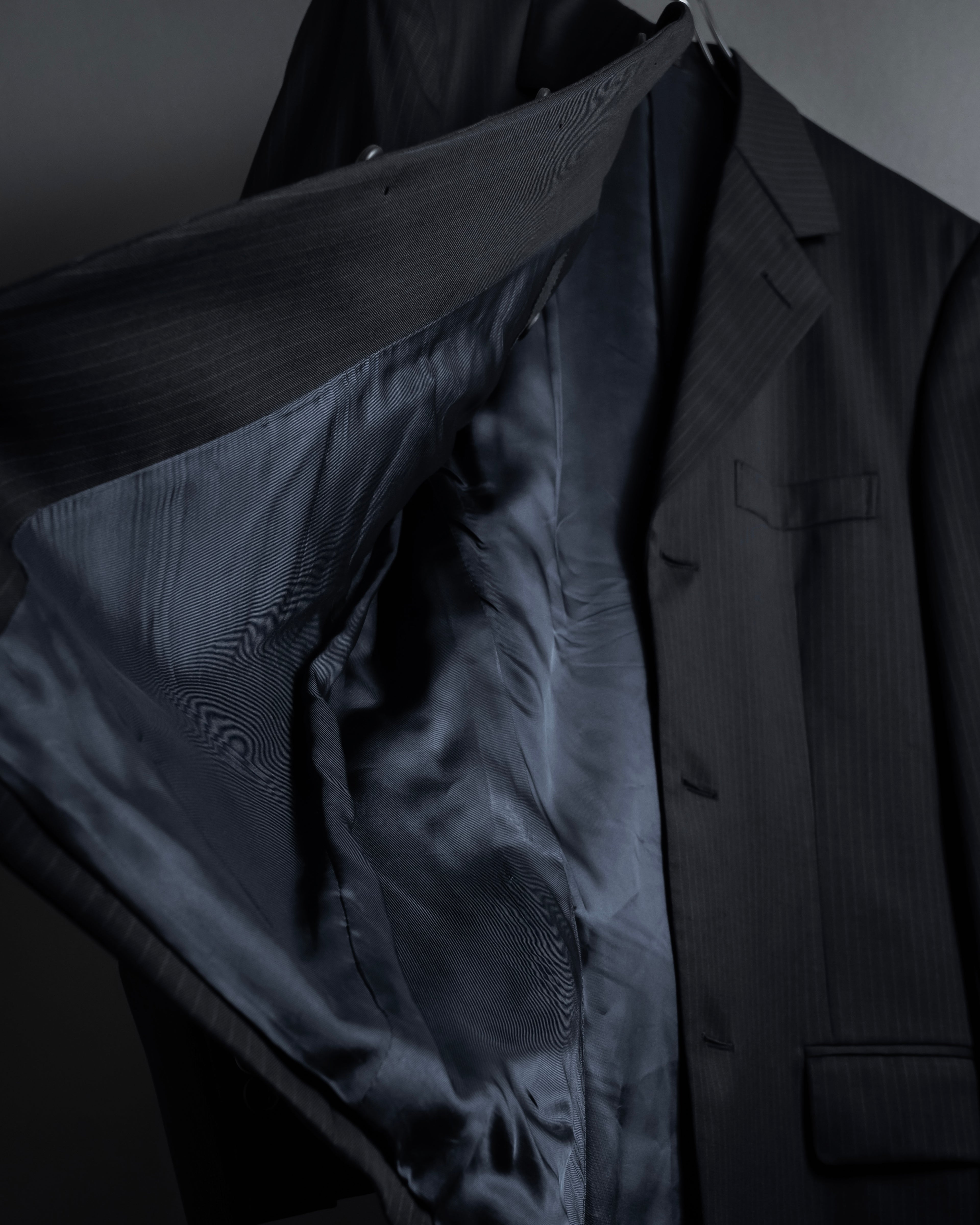 "GUCCI" 90's Elegant suiting pinstripe set up