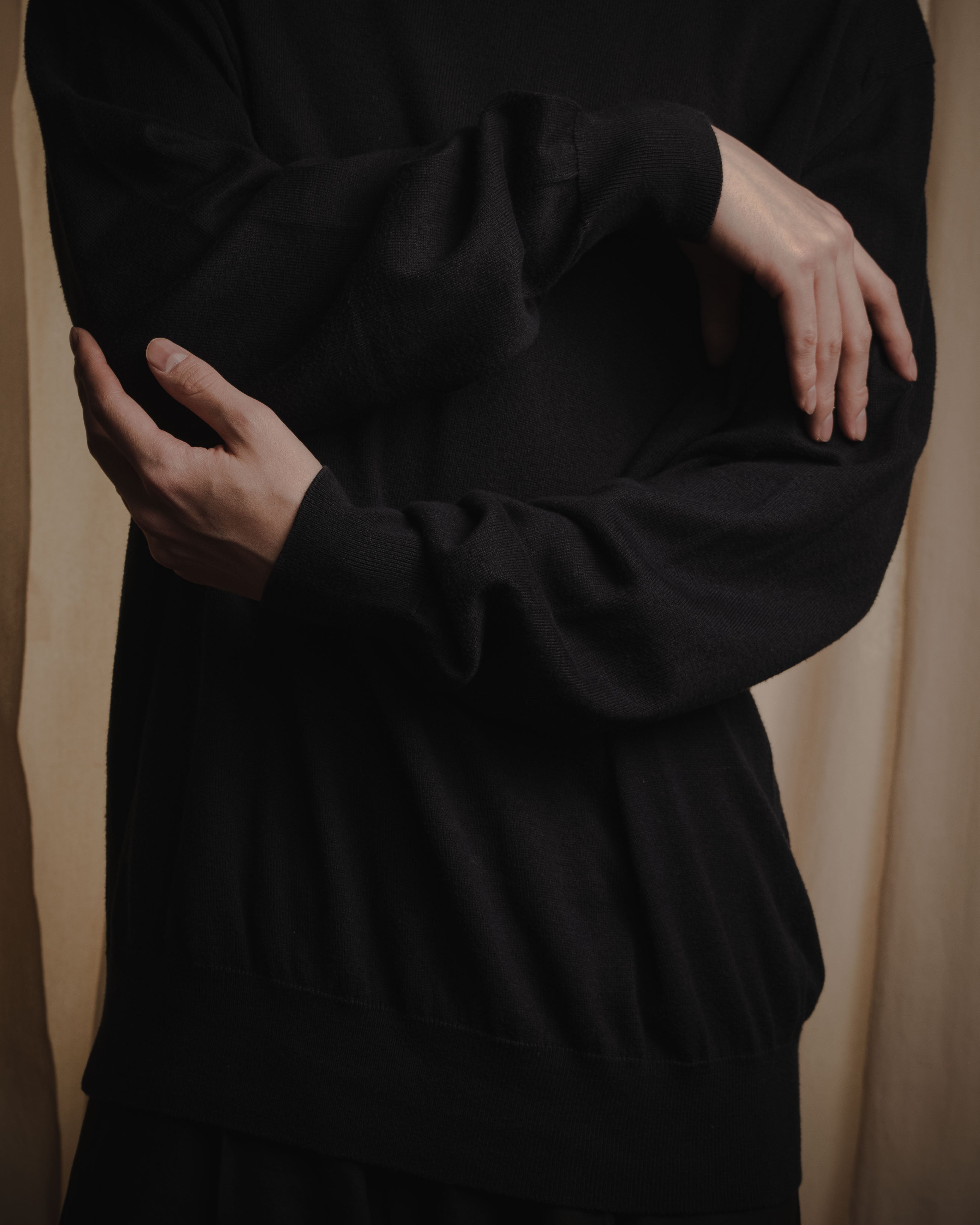 "Loro Piana" Refined high-gauge cotton crewneck knit